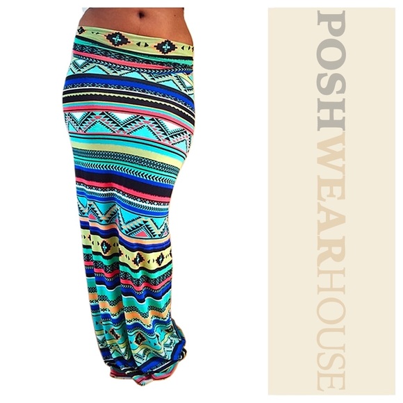 Dresses & Skirts - Aztec Print Convertible  Maxi Skirt / Dress